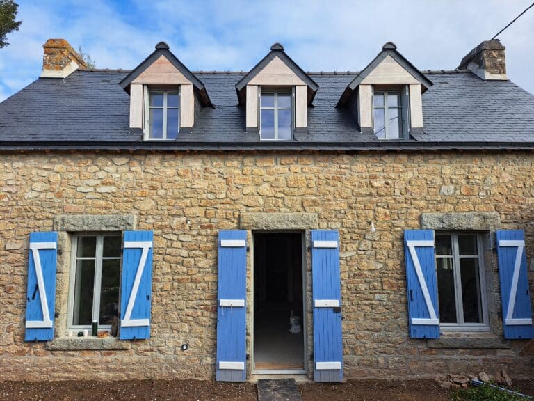 Charpente traditionnelle à Carnac